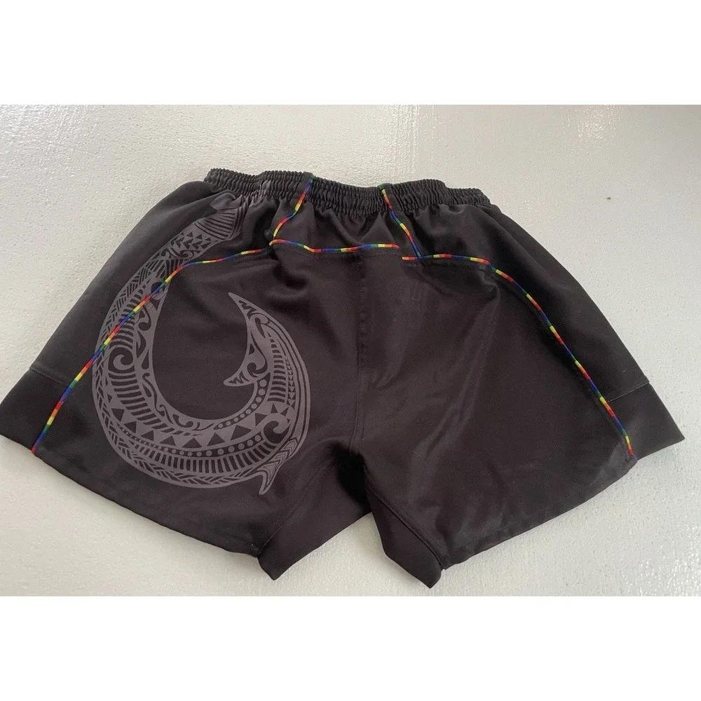 Kaiserslautern Rugby Club Koi Black Shorts By RED Sportswear UK 16